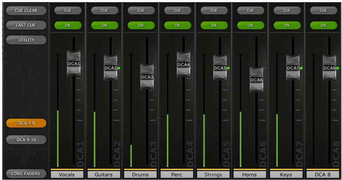 YAMAHA CL5/CL3/CL1 - FADERS DCA - 1
