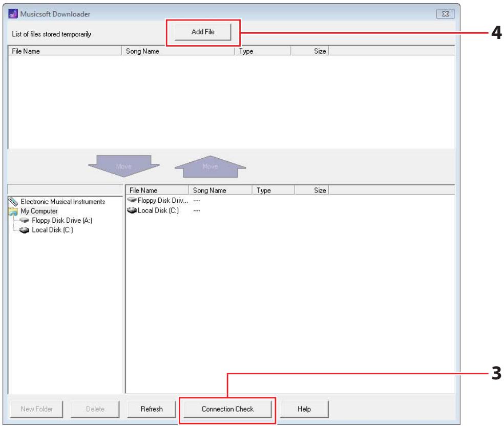 YAMAHA DTX502 - Double-cliquez sur l'icone de raccourci de musicsoft downloader présente sur le bureau. - 1