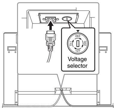 YAMAHA F02 - Connect the AC power cord. - 1