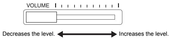 YAMAHA F02 - Setting the Volume - 1