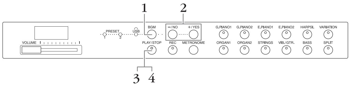 YAMAHA F02 - Playing Back Songs - 1