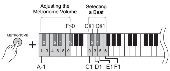 YAMAHA F02 - To adjust the Volume - 1