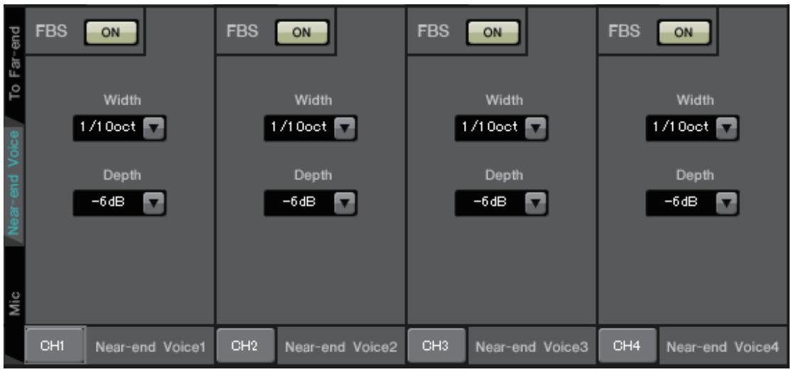 YAMAHA MTX - Écran « Near-end Voice » - 1
