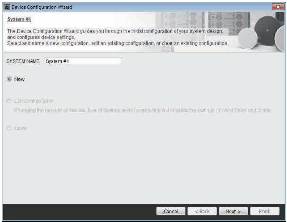 YAMAHA MTX - □Boîte de dialogue « Device Configuration Wizard » - 1