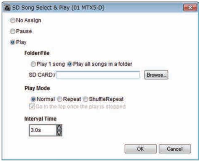 YAMAHA MTX - ■Boîte de dialogue « SD Play » - 1