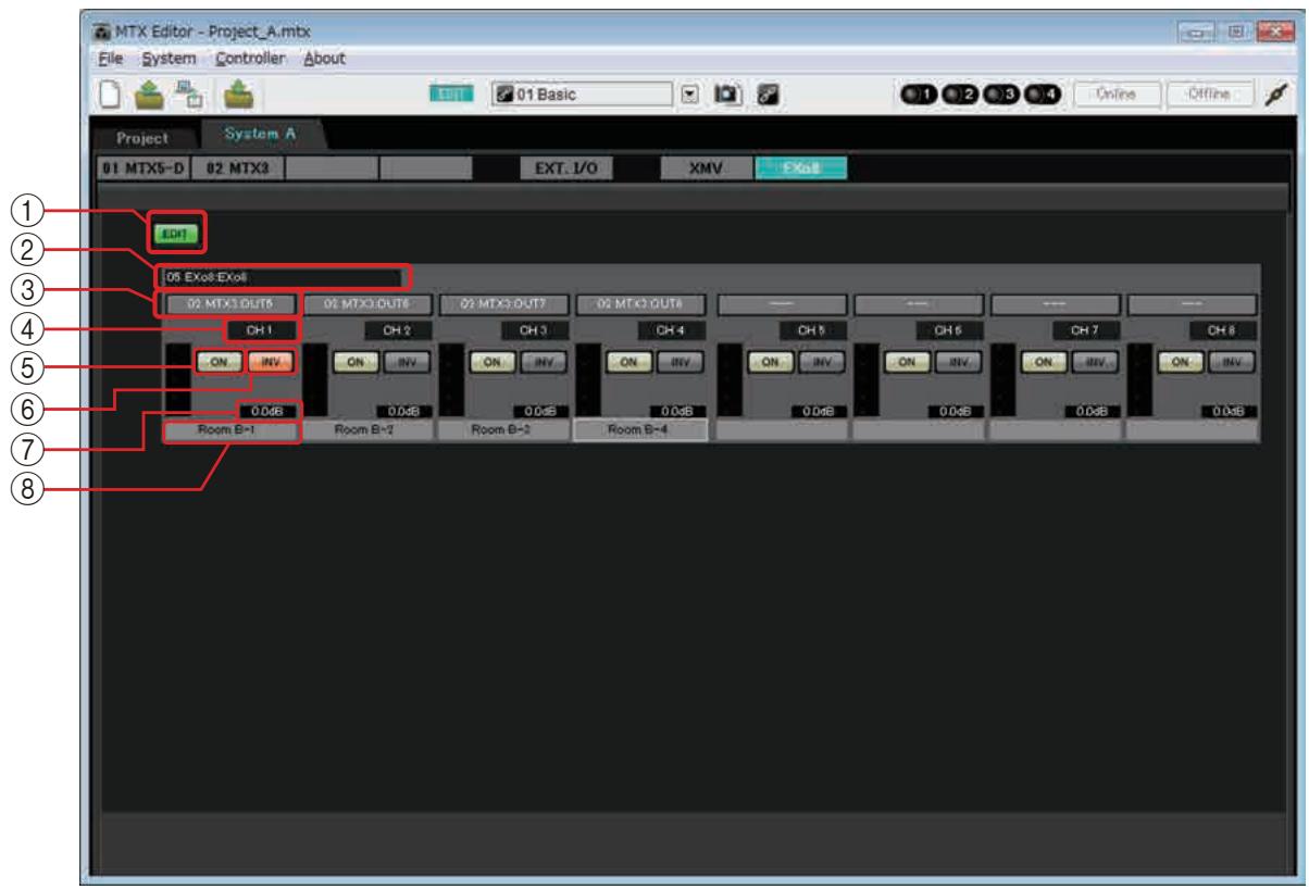 YAMAHA MTX - Écran « EXo8 » - 1