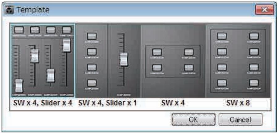 YAMAHA MTX - ● Bouton [Template] (Modèle) - 1