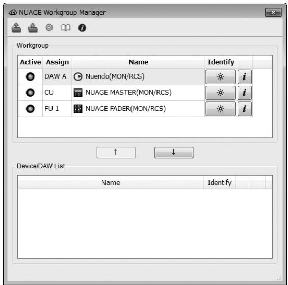 YAMAHA NIO500-D16/NIO500-A16/NIO500-A8D8 - NUAGE Workgroup Manager - 1