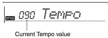 YAMAHA PSR-E243/YPT-240 - Changing the Tempo - 2
