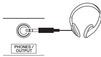 YAMAHA PSR-E243/YPT-240 - Connecting Headphones or External Audio Equipment - 1