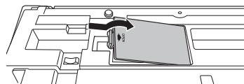 YAMAHA PSR-E243/YPT-240 - ■ Installing the batteries - 1