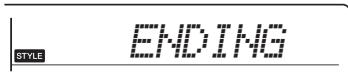 YAMAHA PSR-E243/YPT-240 - Press the [INTRO/ENDING/rit.] button. - 2