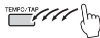 YAMAHA PSR-E243/YPT-240 - Using the Tap function - 1
