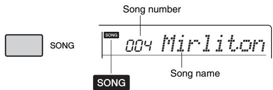YAMAHA PSR-E243/YPT-240 - Selecting and Playing Back a Song - 1