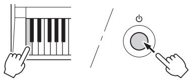 YAMAHA PSR-E243/YPT-240 - To disable the Auto Power Off function: - 1