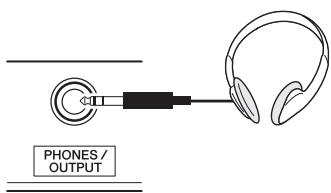YAMAHA PSR-E343/YPT-340 - Raccordement d'un casque ou d'un équipement audio externe - 1