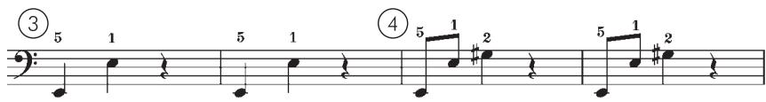 YAMAHA PSR-E343/YPT-340 - Warm-up Exercise - "Basic Accompaniment" - 3