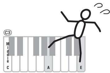 YAMAHA PSR-E343/YPT-340 - Warm-up Exercise - "The Semitone Mystery" - 3