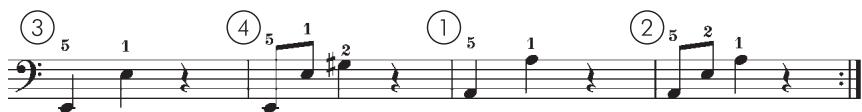 YAMAHA PSR-E343/YPT-340 - Warm-up Exercise - "Basic Accompaniment" - 5