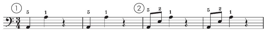 YAMAHA PSR-E343/YPT-340 - Warm-up Exercise - "Basic Accompaniment" - 2