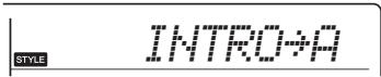 YAMAHA PSR-E343/YPT-340 - Variations de style — sections - 1