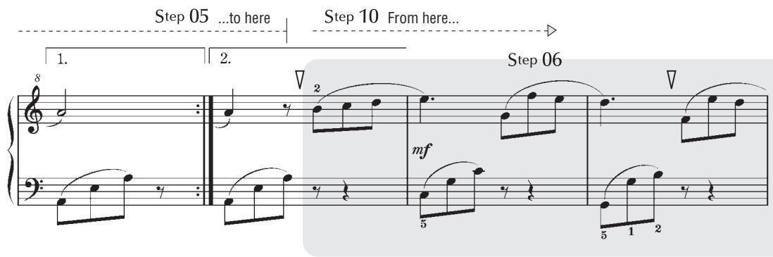 YAMAHA PSR-E343/YPT-340 - With Step Map - 3