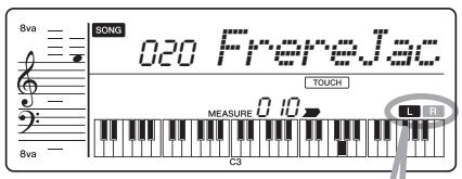 YAMAHA PSR-E343/YPT-340 - Activation et désactivation de chaque partie - 2