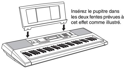 YAMAHA PSR-E343/YPT-340 - Configuration du type de pile - 1