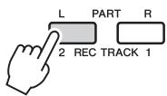 YAMAHA PSR-E343/YPT-340 - Enregistrement sur une piste spécifique - 1