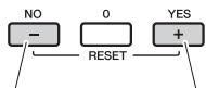 YAMAHA PSR-E343/YPT-340 - Touches [-] et [+] - 1