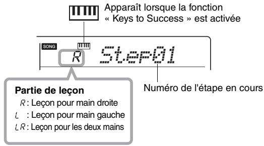 YAMAHA PSR-E343/YPT-340 - Appuyez sur la touche [KEYS TO SUCCESS] pour lancer cette façon. - 2