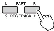 YAMAHA PSR-E343/YPT-340 - Activation et désactivation de chaque partie - 1