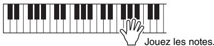 YAMAHA PSR-E343/YPT-340 - Comment faire retentir les différents types d'harmonie - 3
