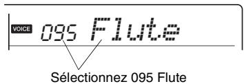 YAMAHA PSR-E343/YPT-340 - Utilisez les touches numériques [0]–[9] et les touches [+] et [-] pour sélectionner la sonorité souhaitée. - 1