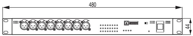 YAMAHA RI8-D - Dimensions - 2