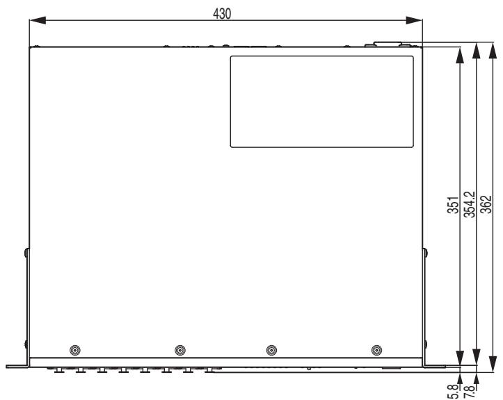 YAMAHA RI8-D - Dimensions - 1