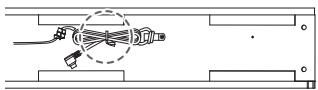 YAMAHA YDP-162/142 - Attach (finger-tighten) C to D and E. - 2