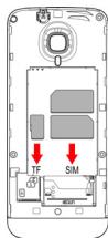 WIKO KAR 3 LS - Installing the SIM card - 1