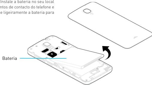 WIKO BLOOM DUAL SIM - - Instalação da bateria - 1