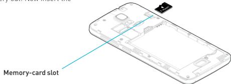 WIKO BLOOM DUAL SIM - - Installing the Memory Card - 1
