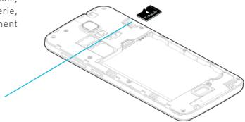 WIKO BLOOM DUAL SIM - ~ Installation de la carte mémoire - 1
