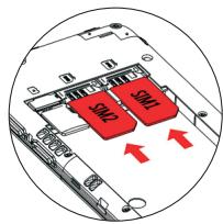 WIKO JIMMY - - Inserting SIM card - 2