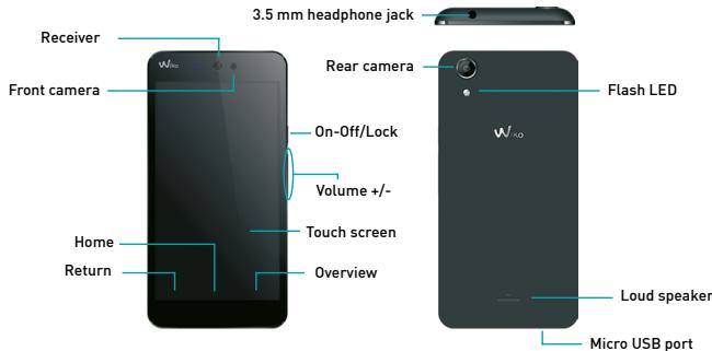 WIKO RAINBOW UP - Getting to Know Your Phone - 1