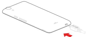 WIKO RAINBOW UP - - Chargement de la batterie - 1