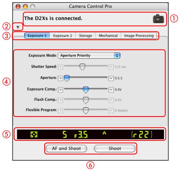 NIKON CAMERA CONTROL PRO - Macintosh - 1
