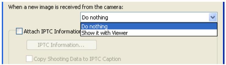 NIKON CAMERA CONTROL PRO - When a new image is received from camera - 1