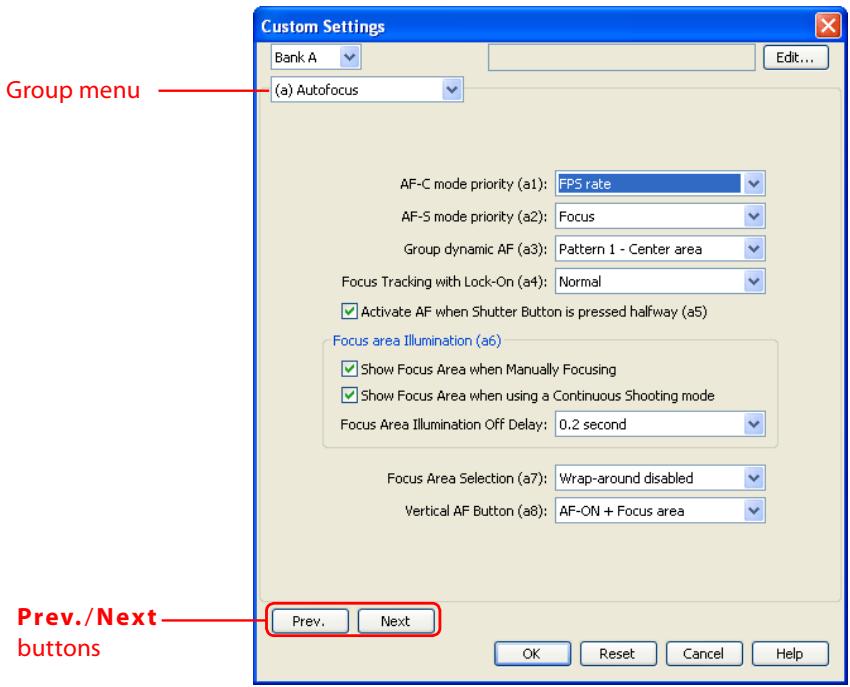 NIKON CAMERA CONTROL PRO - Custom Settings for D2-Series and D200 Cameras - 1