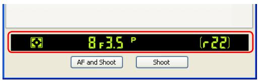 NIKON CAMERA CONTROL PRO - Simulated LCD Panel - 1