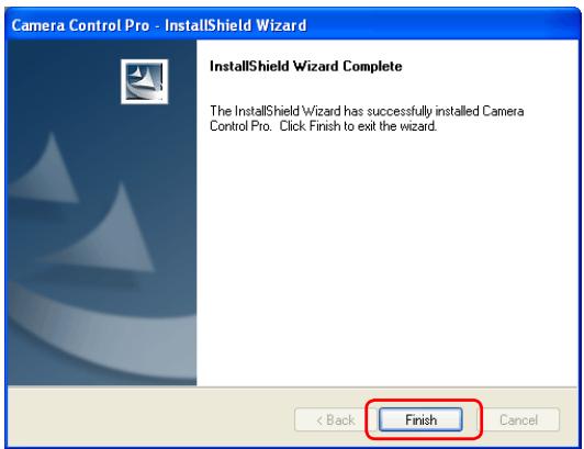 NIKON CAMERA CONTROL PRO - Click Finish. - 1