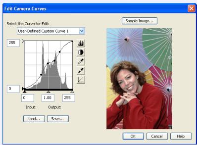 NIKON CAMERA CONTROL PRO - Edit Camera Curves... - 1